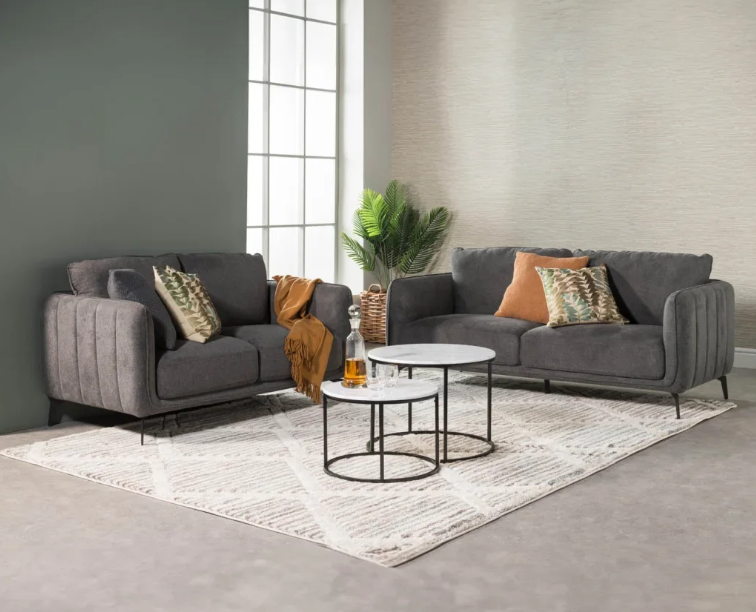 3 seater fabric couch for hire